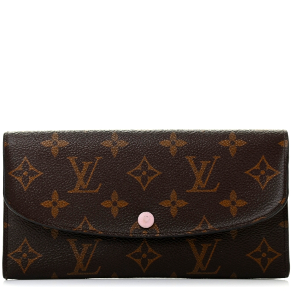 🎉LOUIS VUITTON Monogram Rose Ballerine Emilie Wallet! Comes with dust bag!💓